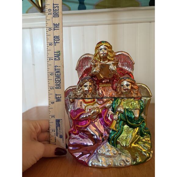 Vtg Christopher Radko 2005 Starad Bright Angel Candy Box Christmas Collectible - Picture 13 of 15